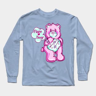 pink spoonie care bear Long Sleeve T-Shirt